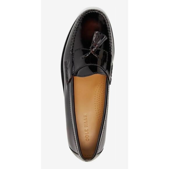 COLE HAAN Burgundy Pinch Tassel Slip On Shoes Mens Size 9.5 New Box Fast Ship main image 10